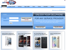 Tablet Screenshot of allgsmunlock.com